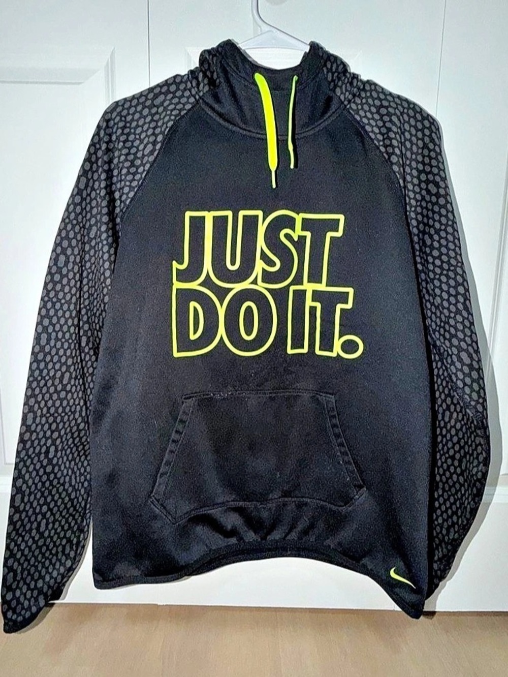 Nike Just Do It Pullover Hoodie Black